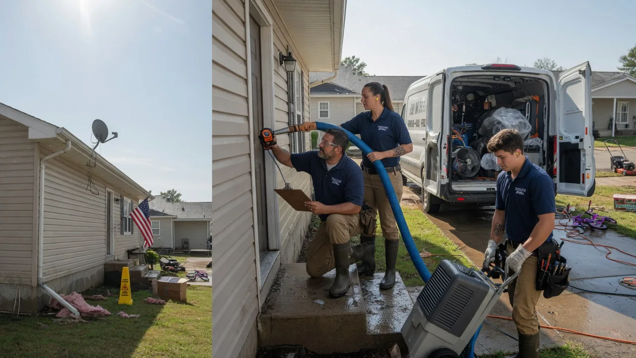 Ceiling Water Damage Restoration in Burr Oak, MI near me